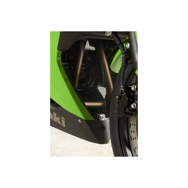 R&G Downpipe Grille for Kawasaki Ninja 300  ('13- onwards) and Ninja 250 models ('13- '17).